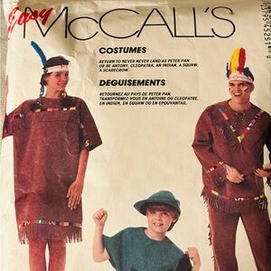 Adult Costume McCall’s 4525 Sizes Adult Pre Owned
